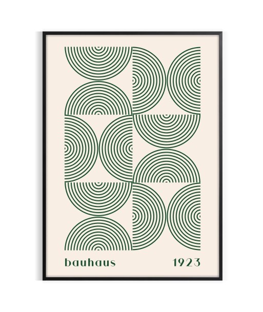 Affiche Abstraite Bauhaus hantent personnes