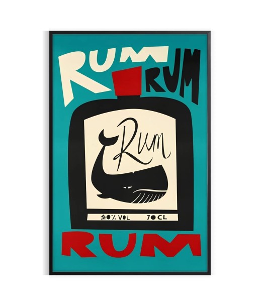 Rum Cocktail Print suggérées chez