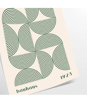 Affiche Abstraite Bauhaus hantent personnes