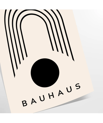 Affiche Tendance Bauhaus 2 des créatures d'habitude