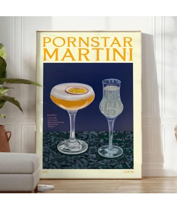 Pornstar Martini Cocktail Print le concept de la Pate a emporter 