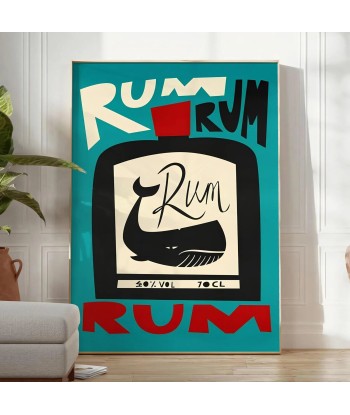 Rum Cocktail Print suggérées chez