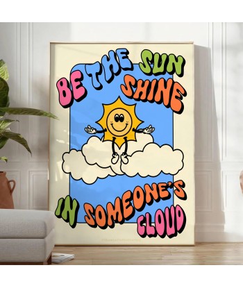 Be The Sun Shine Groovy Print livraison gratuite