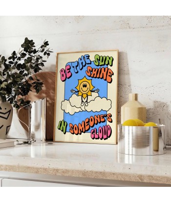 Be The Sun Shine Groovy Print livraison gratuite