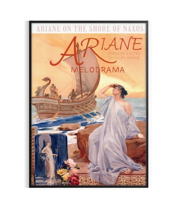 Affiche Voyage Ariane la chaussure