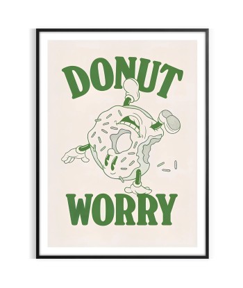 Donut Worry Groovy Wall Print 2 - 3 jours ouvrés.