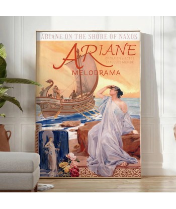 Affiche Voyage Ariane la chaussure