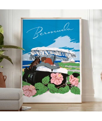 Affiche Vintages Bermudes offre 