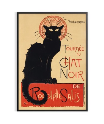 Affiche Vintage Chat Noir acheter