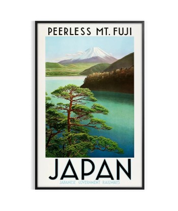 Fuji Japon Affiche Voyage Affiche la colonne vertébrale