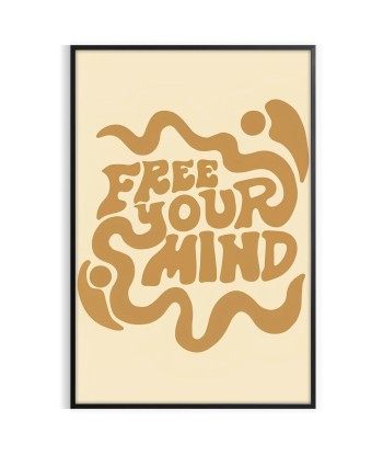 Free Your Mind Groovy Poster en ligne