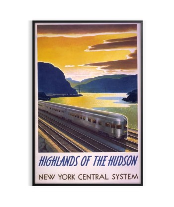 Highlands Of The Hudson New York Affiche Voyage Affiche la livraison gratuite