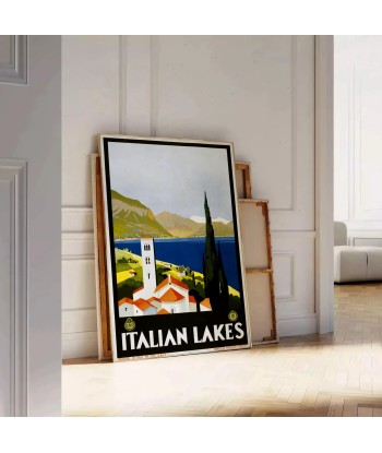 Affiche Voyages Lacs Italiens Poster hantent personnes