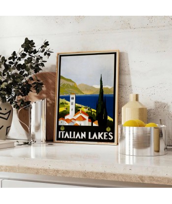 Affiche Voyages Lacs Italiens Poster hantent personnes