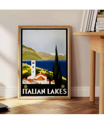 Affiche Voyages Lacs Italiens Poster hantent personnes