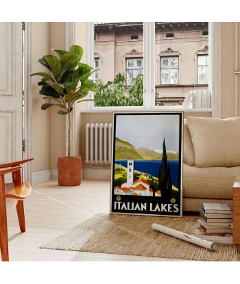 Affiche Voyages Lacs Italiens Poster hantent personnes