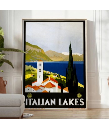 Affiche Voyages Lacs Italiens Poster hantent personnes