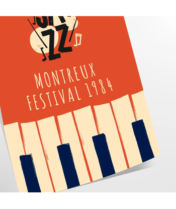 Musique Festival Jazz Affiche brillant des détails fins