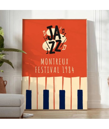 Musique Festival Jazz Affiche brillant des détails fins