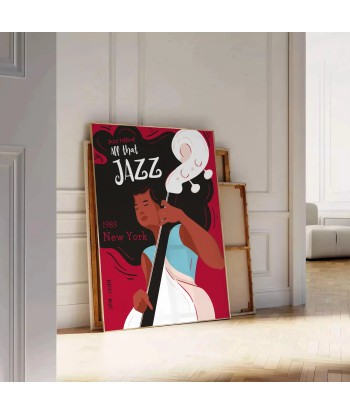 Affiche Musique Festival Jazz rembourrage situé sous