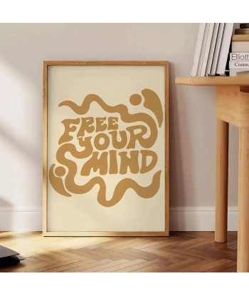 Free Your Mind Groovy Poster en ligne