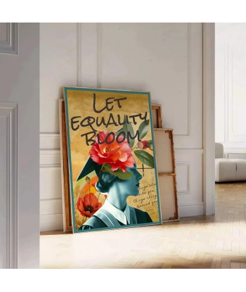 Laissez L’Égalité Fleurir, Affiche Vintage Profitez des Offres !