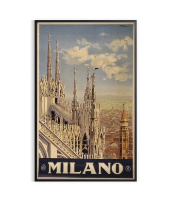 Affiche Voyage Milan Affiche Dans la société mordern