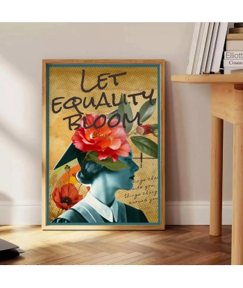 Laissez L’Égalité Fleurir, Affiche Vintage Profitez des Offres !