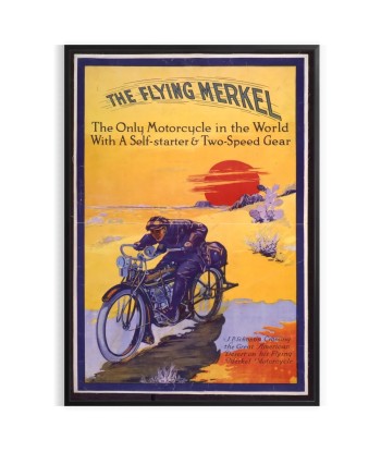 Affiche Voyage Moto Poster plus qu'un jeu 