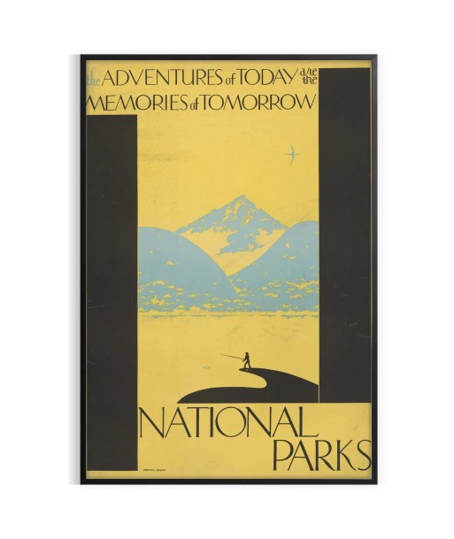 Affiche Voyages Parcs Nationaux, Affiche paiement sécurisé