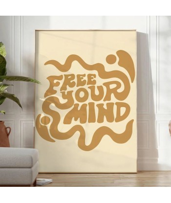 Free Your Mind Groovy Poster en ligne