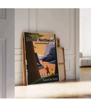 Affiche Voyage Nord-Ouest Pacifique Poster 50-70% off 