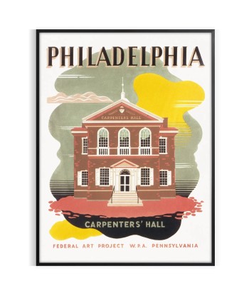 Affiche Voyage Philadelphie Poster en ligne