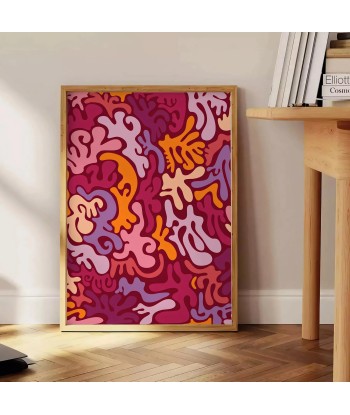 Groovy Lava Lamp S Inspired Fluid Pattern Design Poster de technologie