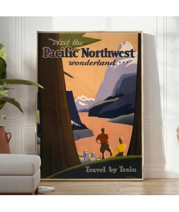 Affiche Voyage Nord-Ouest Pacifique Poster 50-70% off 