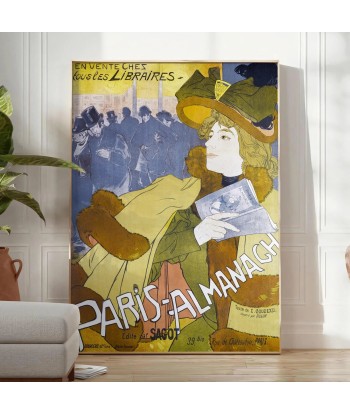 Affiche Vintage Almanach Paris Pour