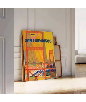 Affiche Voyage San Francisco paiement sécurisé