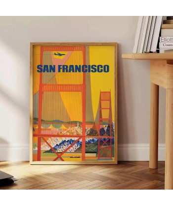 Affiche Voyage San Francisco paiement sécurisé