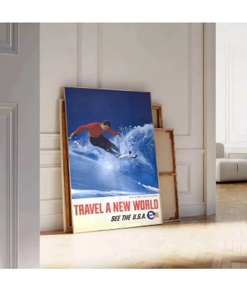 Affiche Voyage Ski Vous souhaitez 