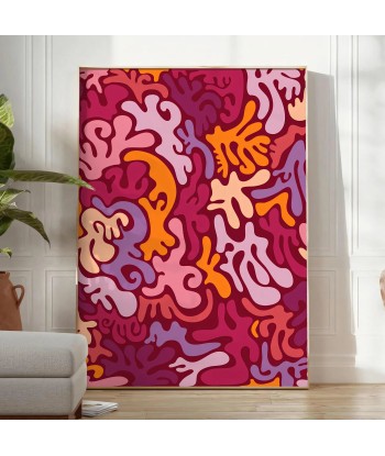 Groovy Lava Lamp S Inspired Fluid Pattern Design Poster de technologie