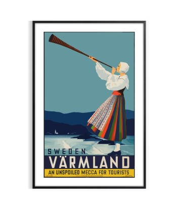 Suède Varmland Affiche Voyage Affiche vous aussi creer 