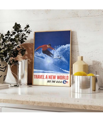 Affiche Voyage Ski Vous souhaitez 