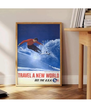 Affiche Voyage Ski Vous souhaitez 