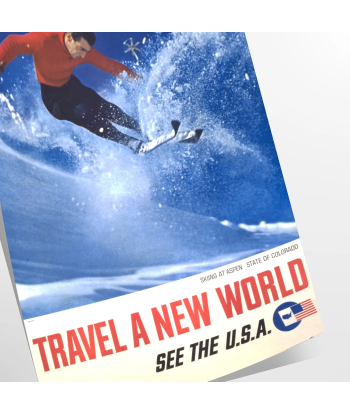 Affiche Voyage Ski Vous souhaitez 