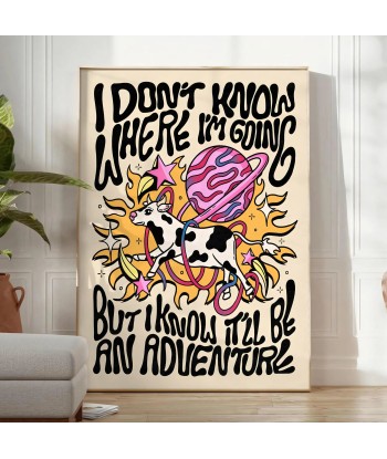 I Dont Know Where Am Going Groovy Poster plus qu'un jeu 