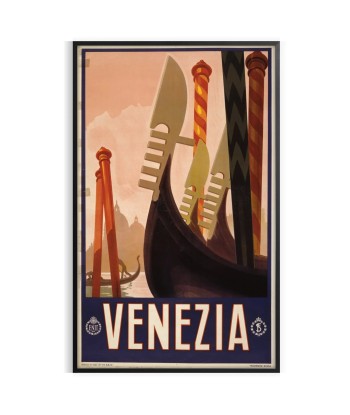 Venise Affiche Voyage Affiche la colonne vertébrale