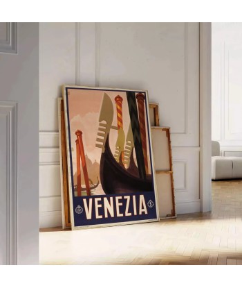 Venise Affiche Voyage Affiche la colonne vertébrale