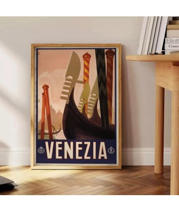 Venise Affiche Voyage Affiche la colonne vertébrale