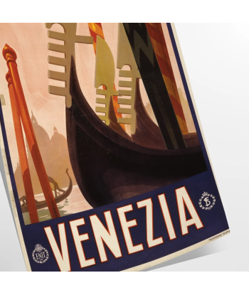 Venise Affiche Voyage Affiche la colonne vertébrale