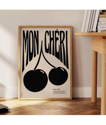 Mon Cheri Cherry Groovy Art Print Paris Déstockage Promo